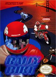 Box cover for Rally Bike on the Nintendo NES.