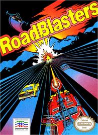 Box cover for Roadblasters on the Nintendo NES.