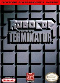 Box cover for Robocop Versus The Terminator on the Nintendo NES.