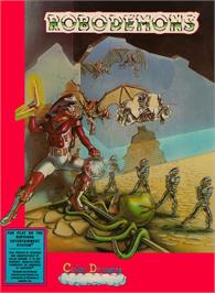 Box cover for Robodemons on the Nintendo NES.