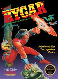 Box cover for Rygar on the Nintendo NES.
