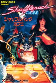 Box cover for Shufflepuck Café on the Nintendo NES.