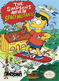 Box cover for Simpsons - Bart Vs The Space Mutants, The on the Nintendo NES.