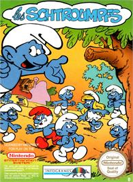 Box cover for Smurfs, The on the Nintendo NES.