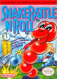 Box cover for Snake Rattle 'n Roll on the Nintendo NES.