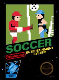 Box cover for Soccer on the Nintendo NES.