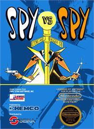 Box cover for Spy Vs Spy on the Nintendo NES.