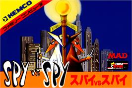 Box cover for Spy vs. Spy on the Nintendo NES.