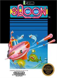 Box cover for Sqoon on the Nintendo NES.