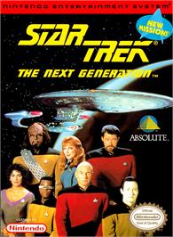 Box cover for Star Trek - The Next Generation on the Nintendo NES.