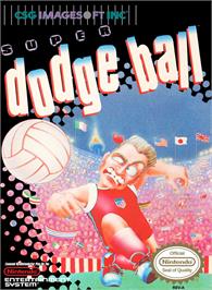Box cover for Super Dodge Ball on the Nintendo NES.