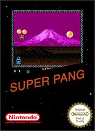Box cover for Super Pang on the Nintendo NES.