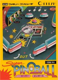 Box cover for Super Pinball on the Nintendo NES.