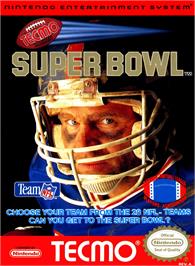 Box cover for Tecmo Super Bowl on the Nintendo NES.