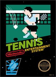 Box cover for Tennis on the Nintendo NES.