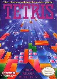 Box cover for Tetris on the Nintendo NES.