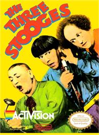 Box cover for Three Stooges, The on the Nintendo NES.