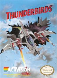 Box cover for Thunderbirds on the Nintendo NES.