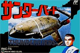 Box cover for Thunderbirds on the Nintendo NES.