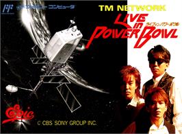 Box cover for Tm Network - Live In Power Bowl on the Nintendo NES.