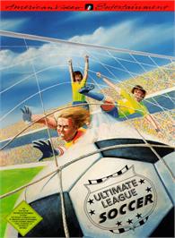Box cover for Ultimate League Soccer on the Nintendo NES.