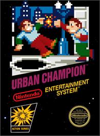 Box cover for Urban Champion on the Nintendo NES.
