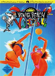 Box cover for Venice Beach Volleyball on the Nintendo NES.