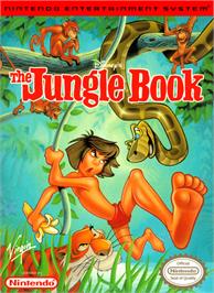 Box cover for Walt Disney's The Jungle Book on the Nintendo NES.