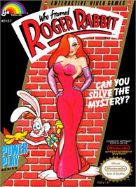 Box cover for Who Framed Roger Rabbit? on the Nintendo NES.