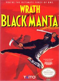 Box cover for Wrath of the Black Manta on the Nintendo NES.