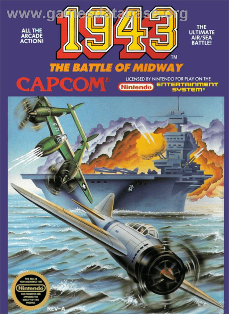 1943: The Battle of Midway - Nintendo NES - Artwork - Box