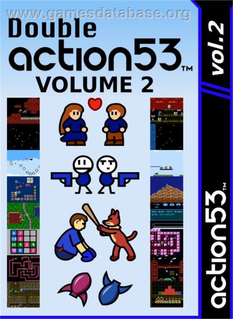 Action 53 Volume 2 - Nintendo NES - Artwork - Box