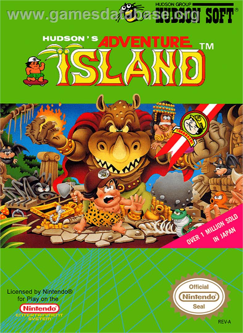 Adventure Island - Nintendo NES - Artwork - Box