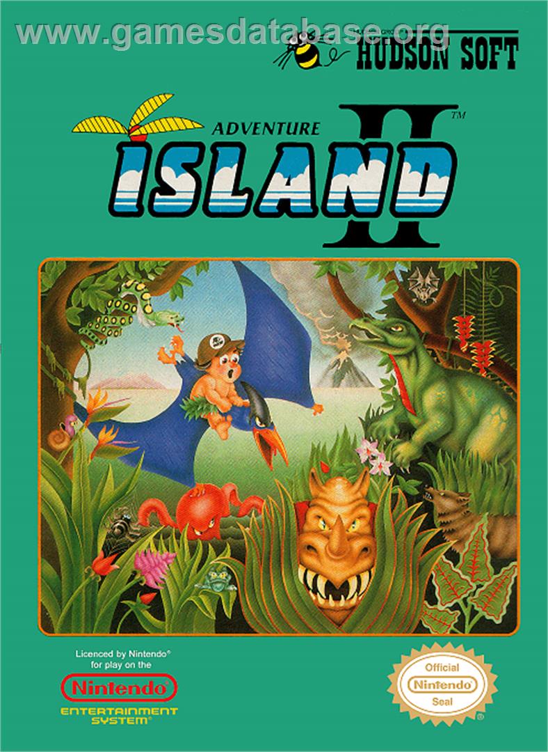 Adventure Island 2 - Nintendo NES - Artwork - Box