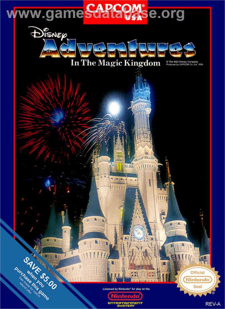 Adventures in the Magic Kingdom - Nintendo NES - Artwork - Box