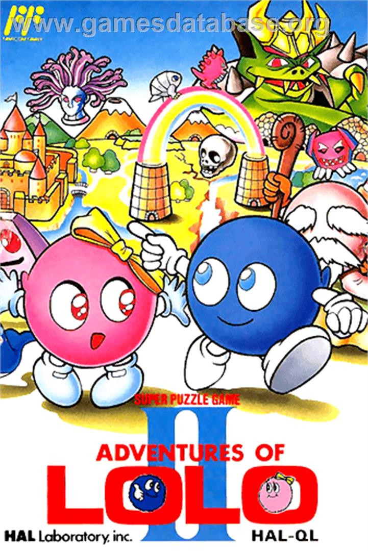 Adventures of Lolo 2 - Nintendo NES - Artwork - Box
