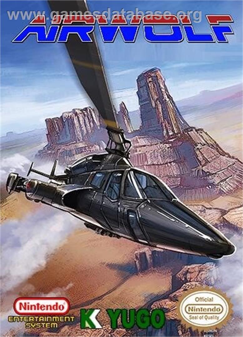 Airwolf - Nintendo NES - Artwork - Box