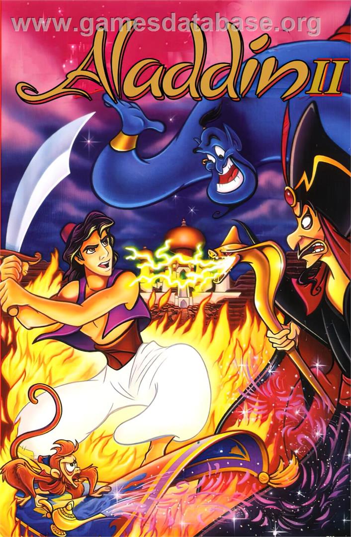 Aladdin 2 - Nintendo NES - Artwork - Box