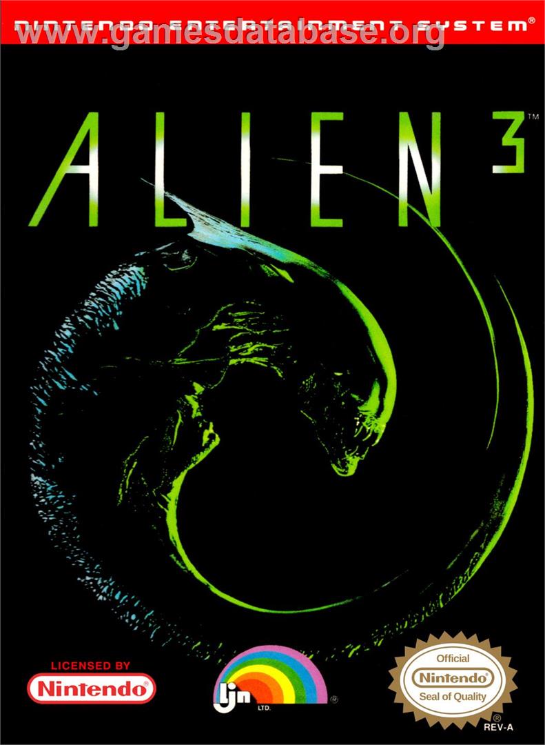 Alien 3 - Nintendo NES - Artwork - Box