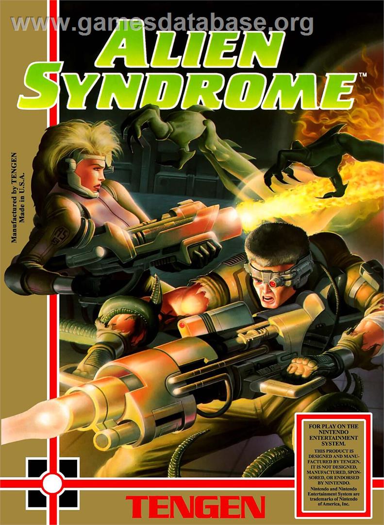 Alien Syndrome - Nintendo NES - Artwork - Box