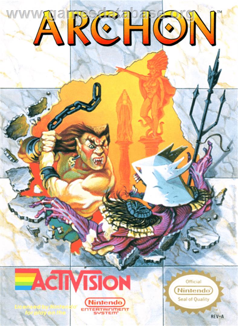 Archon: The Light and the Dark - Nintendo NES - Artwork - Box