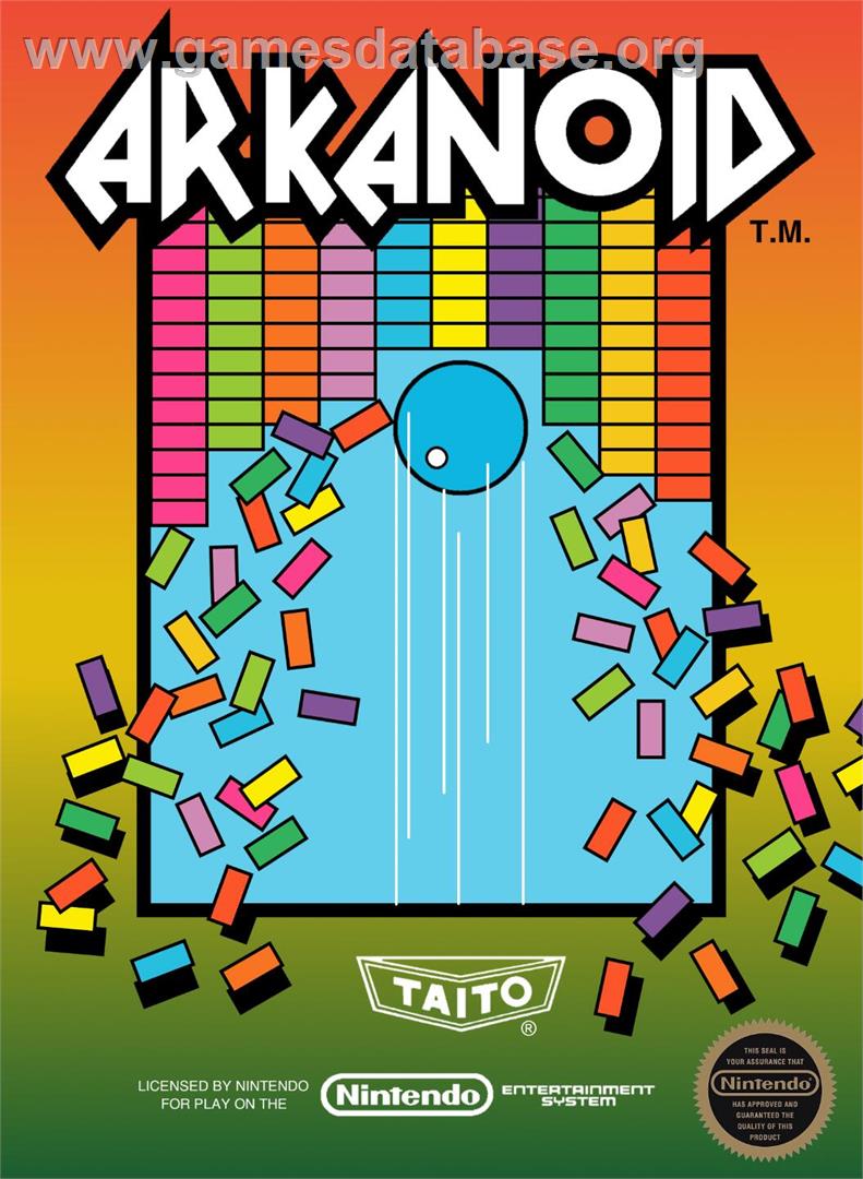Arkanoid - Nintendo NES - Artwork - Box