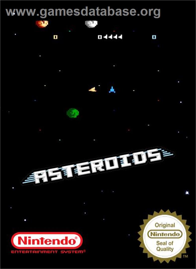 Asteroids - Nintendo NES - Artwork - Box