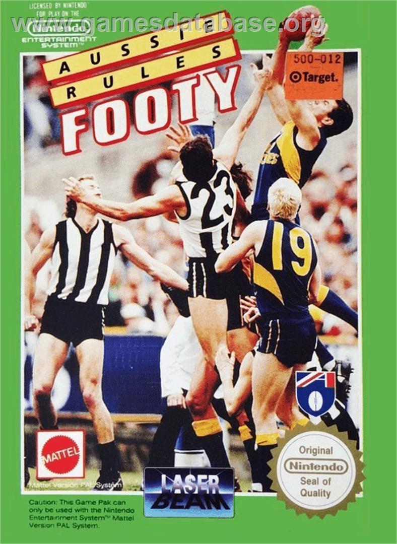 Aussie Rules Footy - Nintendo NES - Artwork - Box