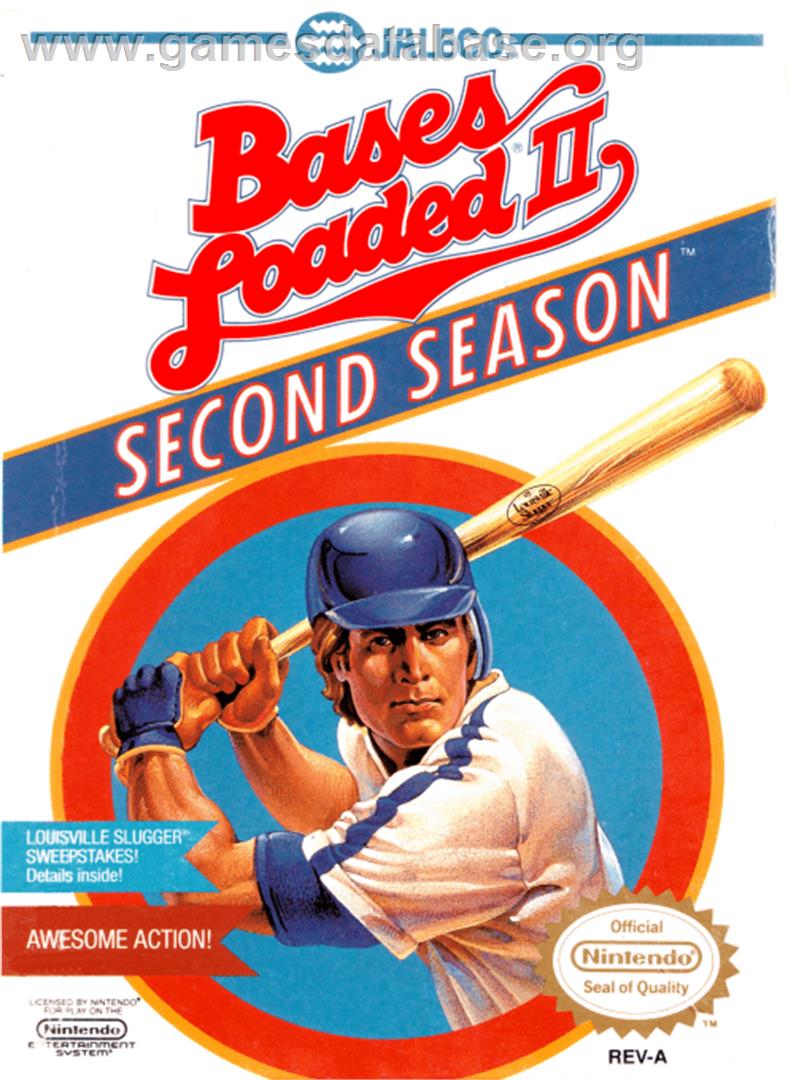 Bases Loaded II: Second Season - Nintendo NES - Artwork - Box