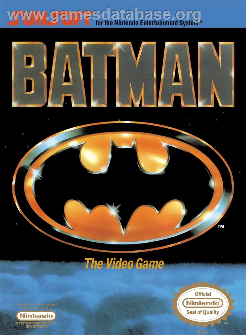 Batman - The Video Game - Nintendo NES - Artwork - Box