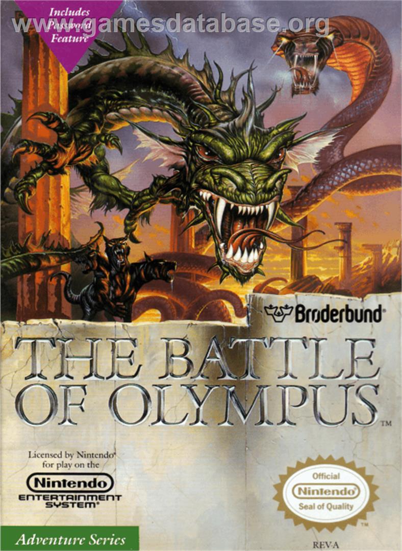 Battle of Olympus - Nintendo NES - Artwork - Box
