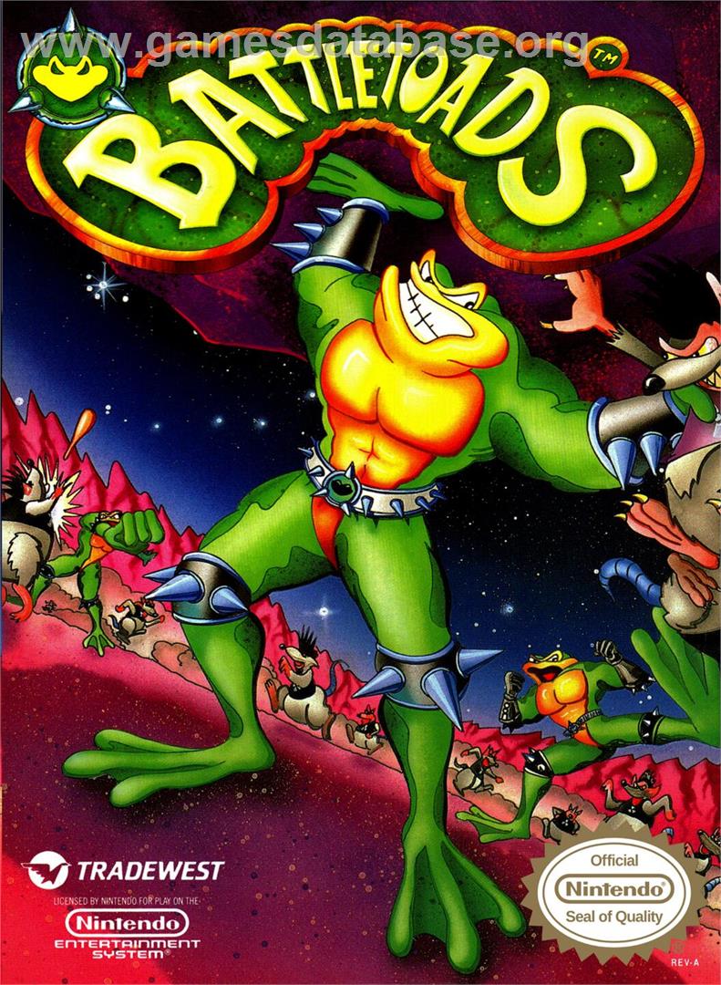 Battletoads - Nintendo NES - Artwork - Box
