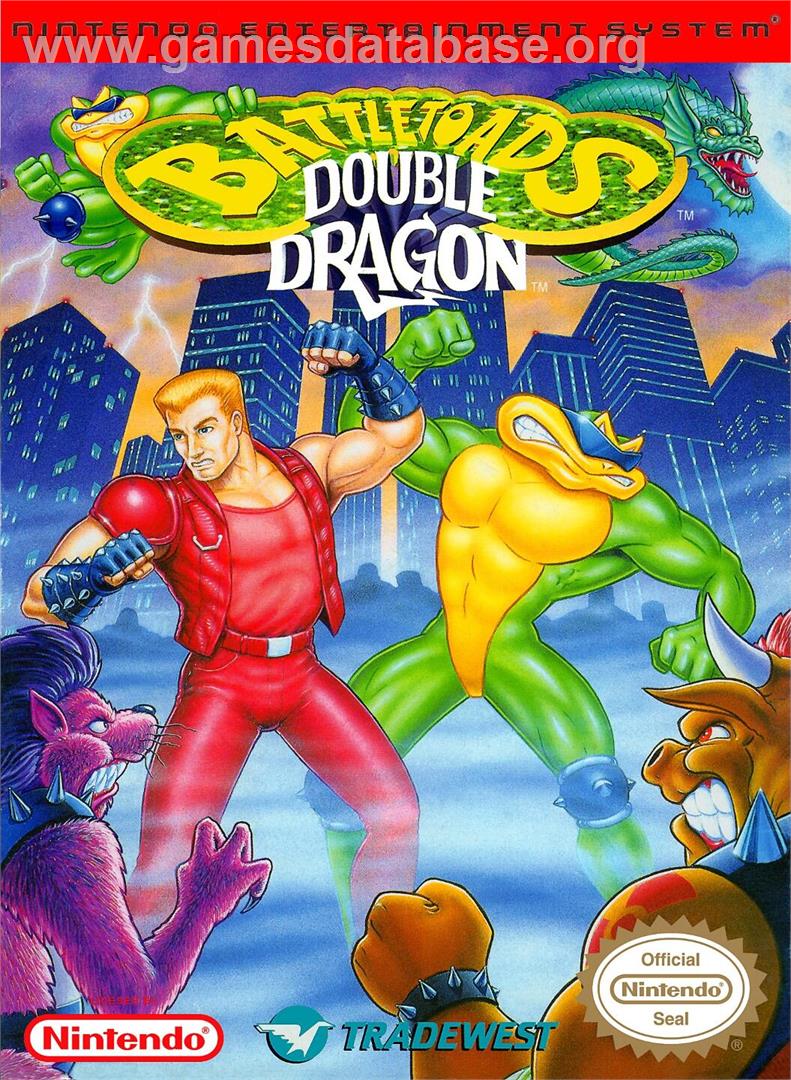 Battletoads And Double Dragon - Nintendo NES - Artwork - Box