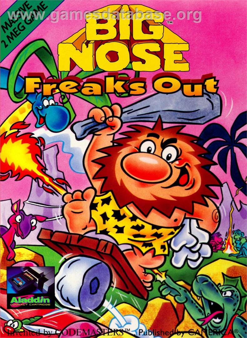 Big Nose Freaks Out - Nintendo NES - Artwork - Box